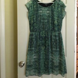 Beautiful Green and Blue Dress